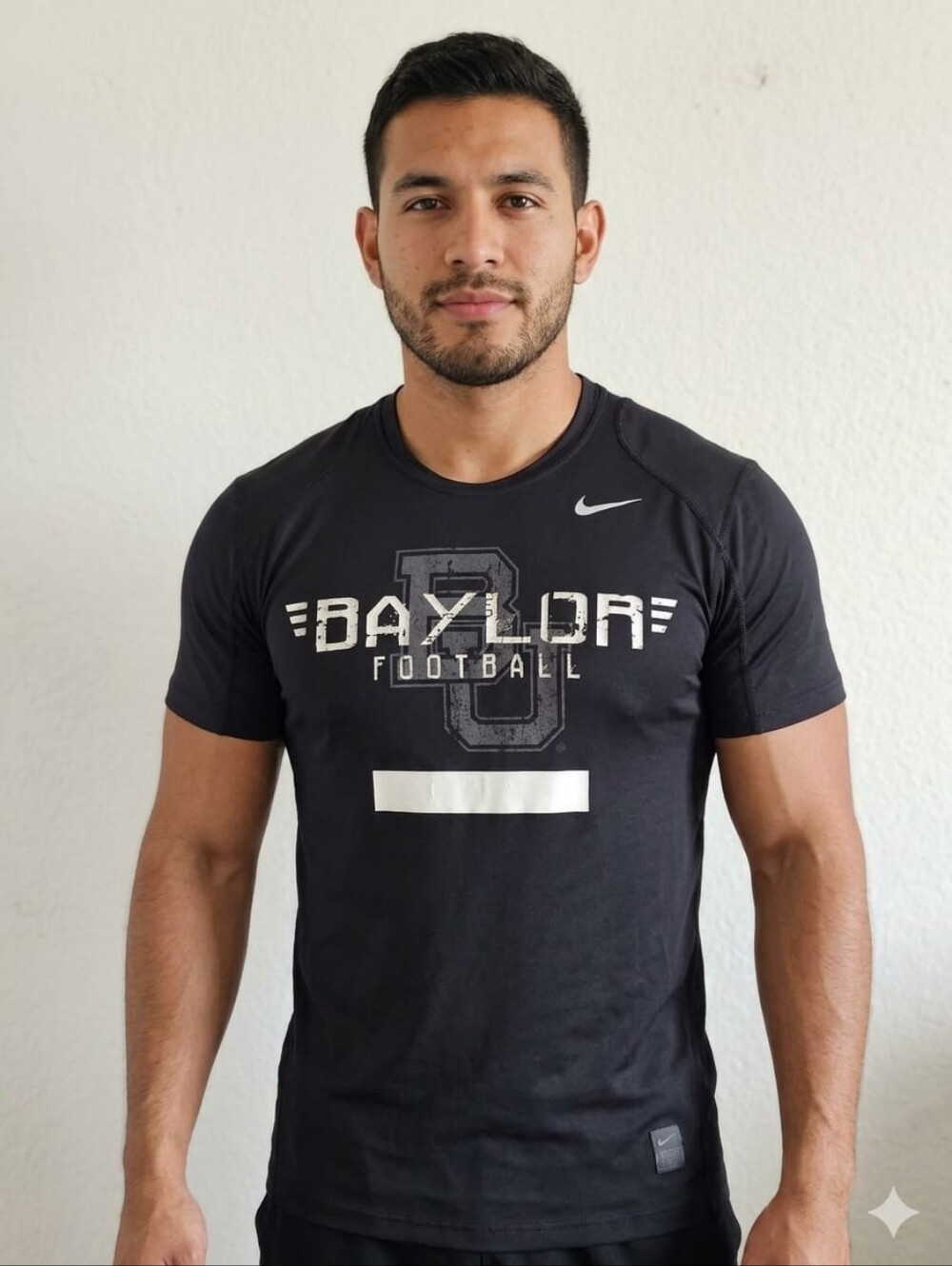 Nike Black Baylor Football Short-Sleeve Performance Tee
